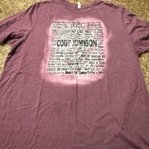 Cody Johnson Bella Canvas Lavender Graphic Tee
